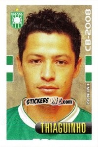Figurina Thiaguinho - Campeonato Brasileiro 2008 n. 481 - Panini