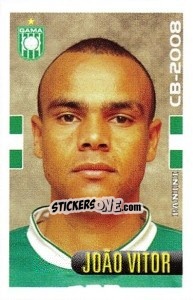 Sticker João Vitor - Campeonato Brasileiro 2008 - Panini