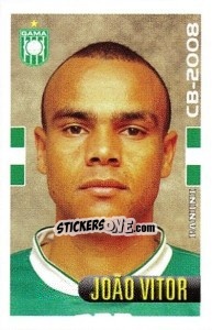 Cromo João Vitor - Campeonato Brasileiro 2008 - Panini