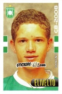 Cromo Elivelto - Campeonato Brasileiro 2008 - Panini