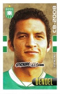 Sticker Dendel - Campeonato Brasileiro 2008 n. 488 - Panini