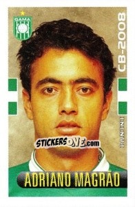 Sticker Adriano Magrão - Campeonato Brasileiro 2008 n. 489 - Panini