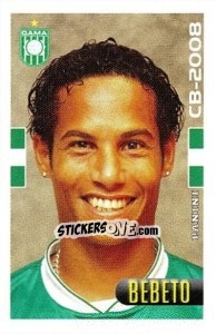 Sticker Bebeto - Campeonato Brasileiro 2008 n. 490 - Panini