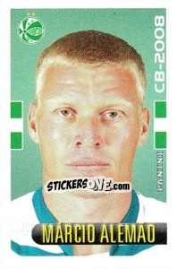 Sticker Márcio Alemão - Campeonato Brasileiro 2008 n. 496 - Panini