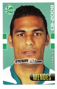 Sticker Mendes - Campeonato Brasileiro 2008 - Panini