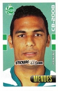 Cromo Mendes - Campeonato Brasileiro 2008 n. 505 - Panini