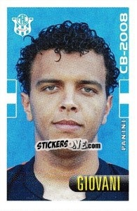 Sticker Giovanni - Campeonato Brasileiro 2008 - Panini
