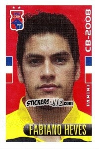 Sticker Fabiano Heves - Campeonato Brasileiro 2008 - Panini