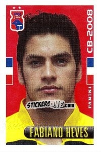 Cromo Fabiano Heves - Campeonato Brasileiro 2008 - Panini