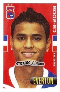 Sticker Éverton - Campeonato Brasileiro 2008 n. 529 - Panini