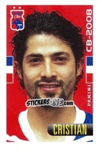 Sticker Cristian - Campeonato Brasileiro 2008 n. 530 - Panini