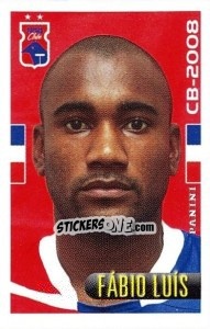 Figurina Fábio Luis - Campeonato Brasileiro 2008 n. 531 - Panini