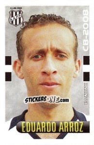 Cromo Eduardo Arroz - Campeonato Brasileiro 2008 n. 537 - Panini