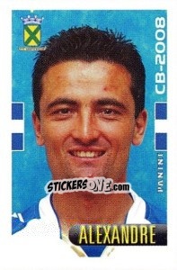Figurina Alexandre - Campeonato Brasileiro 2008 n. 551 - Panini