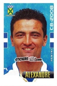 Cromo Alexandre - Campeonato Brasileiro 2008 - Panini