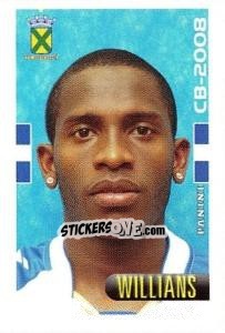 Cromo Willians - Campeonato Brasileiro 2008 - Panini