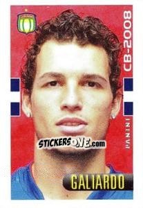 Sticker Galiardo - Campeonato Brasileiro 2008 - Panini