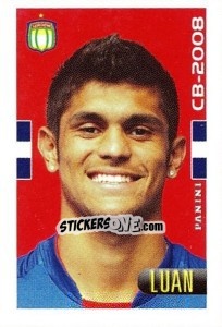 Sticker Luan - Campeonato Brasileiro 2008 - Panini