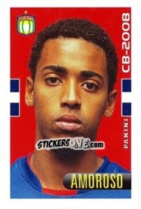 Sticker Amoroso - Campeonato Brasileiro 2008 - Panini