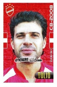 Sticker Túlio - Campeonato Brasileiro 2008 n. 589 - Panini