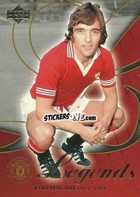 Sticker Lou Macari - Manchester United Legends 2002 n. 17 - Upper Deck