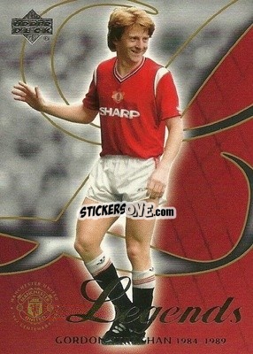 Sticker Gordon Strachan - Manchester United Legends 2002 n. 45 - Upper Deck