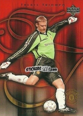 Sticker Peter Schmeichel - Manchester United Legends 2002 n. 52 - Upper Deck