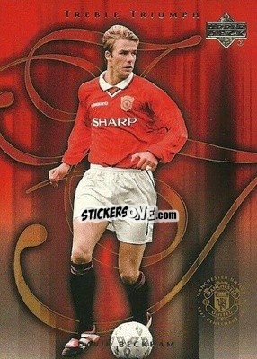 Sticker David Beckham - Manchester United Legends 2002 n. 57 - Upper Deck