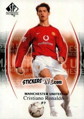 Sticker Cristiano Ronaldo - Manchester United SP Authentic 2004 n. 7 - Upper Deck