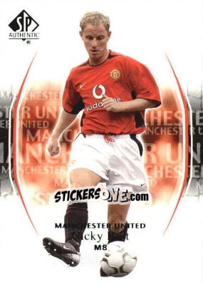 Sticker Nicky Butt - Manchester United SP Authentic 2004 n. 8 - Upper Deck
