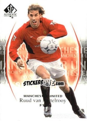 Sticker Ruud Van Nistelrooy - Manchester United SP Authentic 2004 n. 10 - Upper Deck