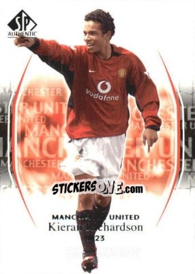 Sticker Kieran Richardson - Manchester United SP Authentic 2004 n. 23 - Upper Deck