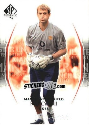Cromo Roy Carroll - Manchester United SP Authentic 2004 - Upper Deck