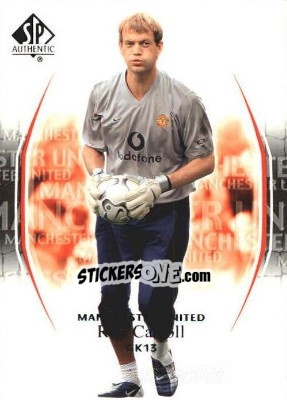 Sticker Roy Carroll - Manchester United SP Authentic 2004 n. 43 - Upper Deck