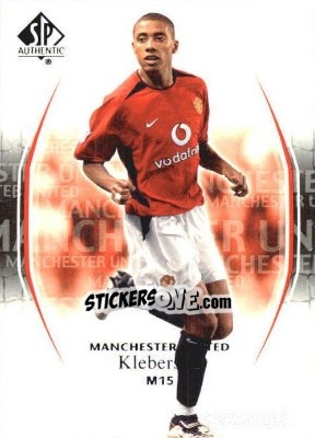 Cromo Kleberson - Manchester United SP Authentic 2004 n. 45 - Upper Deck