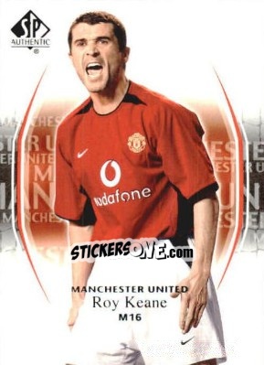 Sticker Roy Keane - Manchester United SP Authentic 2004 n. 46 - Upper Deck