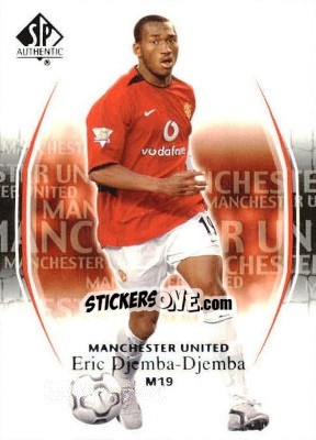 Figurina Eric Djemba-Djemba - Manchester United SP Authentic 2004 n. 49 - Upper Deck