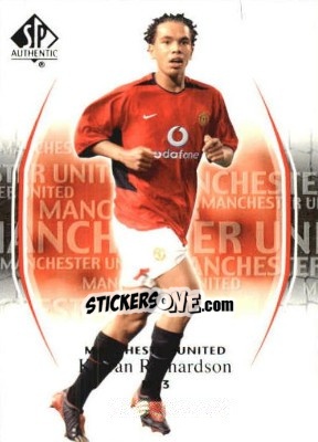 Sticker Kieran Richardson - Manchester United SP Authentic 2004 n. 53 - Upper Deck