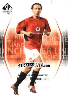 Sticker Kieran Richardson - Manchester United SP Authentic 2004 - Upper Deck