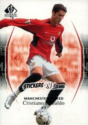 Sticker Cristiano Ronaldo - Manchester United SP Authentic 2004 n. 67 - Upper Deck