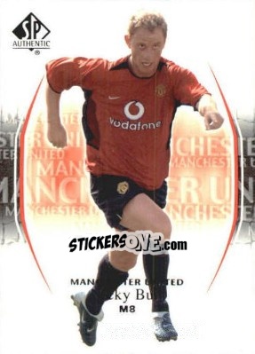Sticker Nicky Butt - Manchester United SP Authentic 2004 - Upper Deck