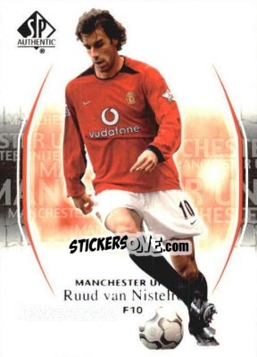 Sticker Ruud Van Nistelrooy - Manchester United SP Authentic 2004 n. 70 - Upper Deck