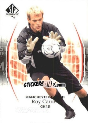Cromo Roy Carroll - Manchester United SP Authentic 2004 - Upper Deck