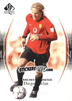 Cromo Diego Forlan - Manchester United SP Authentic 2004 - Upper Deck