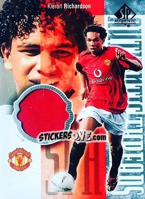 Sticker Kieran Richardson - Manchester United SP Authentic 2004 n. AT-KR - Upper Deck