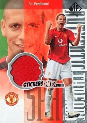Sticker Rio Ferdinand - Manchester United SP Authentic 2004 n. AT-RF - Upper Deck