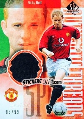 Sticker Nicky Butt - Manchester United SP Authentic 2004 n. ATR-NB - Upper Deck