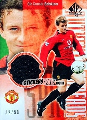 Sticker Ole Gunnar Solskjaer - Manchester United SP Authentic 2004 n. ATR-OGS - Upper Deck