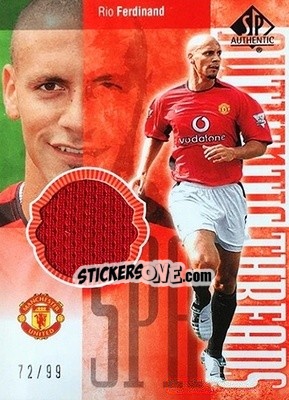 Sticker Rio Ferdinand - Manchester United SP Authentic 2004 - Upper Deck