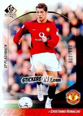 Sticker Cristiano Ronaldo - Manchester United SP Authentic 2004 - Upper Deck